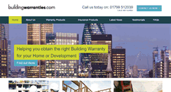 Desktop Screenshot of buildingwarranties.com